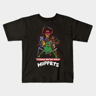 Teenage Mutant Ninja Muppets Kids T-Shirt